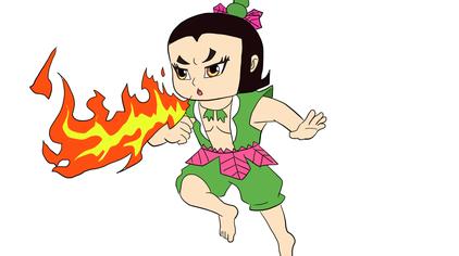 葫芦娃吹火的图片 - 西瓜视频