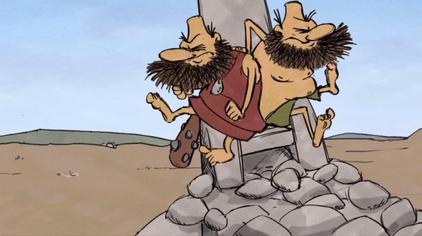搞笑漫画探险家原始人 西瓜视频