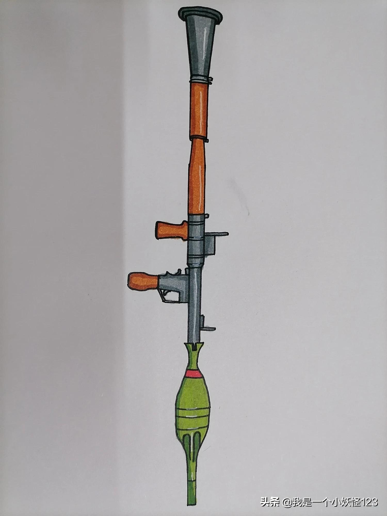 铁拳火箭筒画法图片